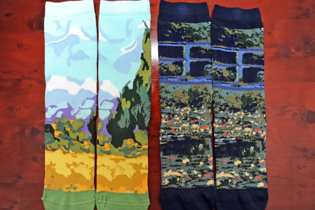 Selling a range of socks for men, women and children some of their patterns include famous paintings. You can buy through their website roysboyssocks.co.uk