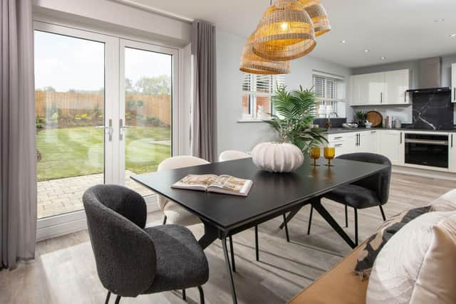 Open plan - The Horbury boasts an open-plan, living, dining and kitchen area