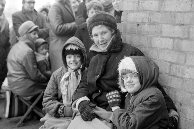 Mansfield Town fans queue for tickets to a big game in 1969.