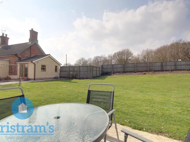 It's a case of relaxing and sitting in the sun at the Ollerton cottage.