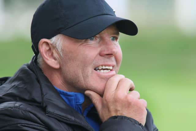 Back at Selston - manager Craig Weston.