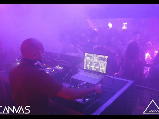The DJ on the decks