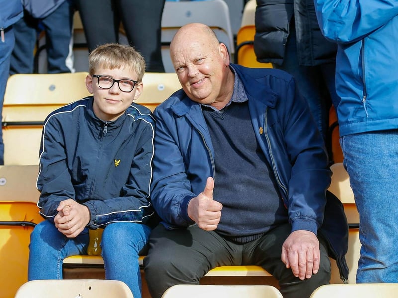 Mansfield Town fans at the Utilita Energy Stadium for the match against Bradford City AFC, 26 Feb 2022
Photo credit : Chris Holloway / The Bigger Picture.media