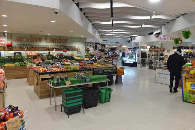 The Idlewells Indoor market has a bright an open feel to the place.