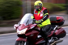 Nottinghamshire Blood Bikes deliver items that need to be transported urgently to help save a patient’s life,