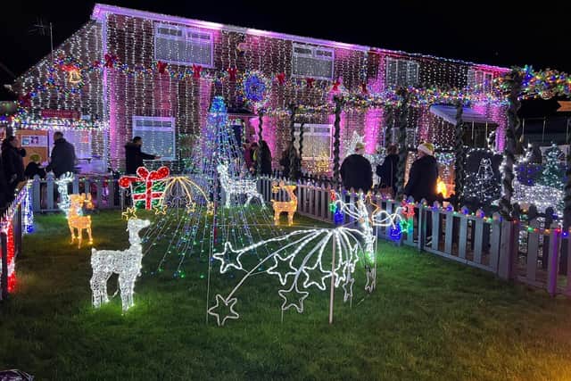 Nuthall Christmas Lights.