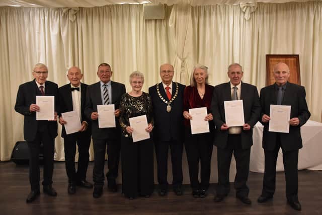 Seven former councillors of Bolsover District Council received the title ‘Honorary Alderman’ for their dedication and service to the council and its communities at a special ceremony.