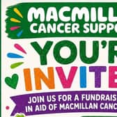 Come along and support the Macmillan fundraiser