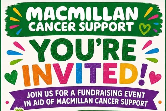 Come along and support the Macmillan fundraiser