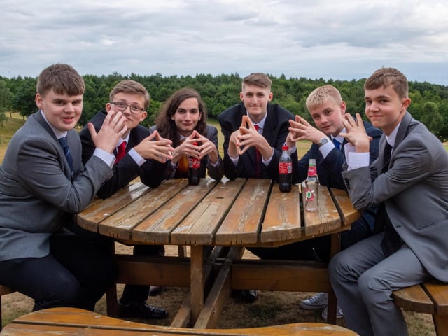 Thomas Atkinson, Jacy Wilson, Sam Webster, Luke Ward, Charlie George and Thomas Page.