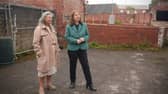 Mayor of the East Midlands, Claire Ward, right, and Coun Anne Callaghan, Mansfield District Council portfolio for housing, at the White Hart Street development site in Mansfield.