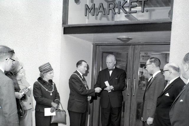 Opening of the Indoor Market in 1965.