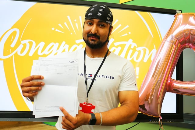 Singh Chandra scooped two A star grades and a B grade in his A Levels.
