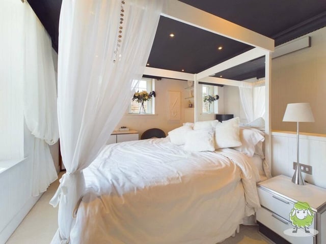 The first floor of The Clock Tower houses two comfortable double bedrooms, both of which have their own walk-in wardrobes and en suite bathrooms.
