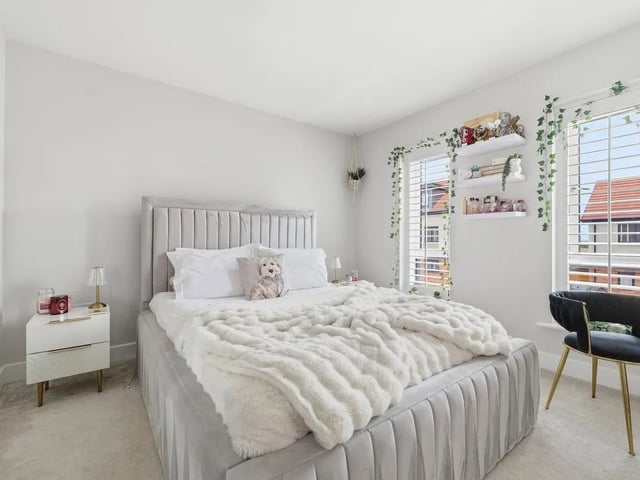 The property features ample bedroom space for a growing family