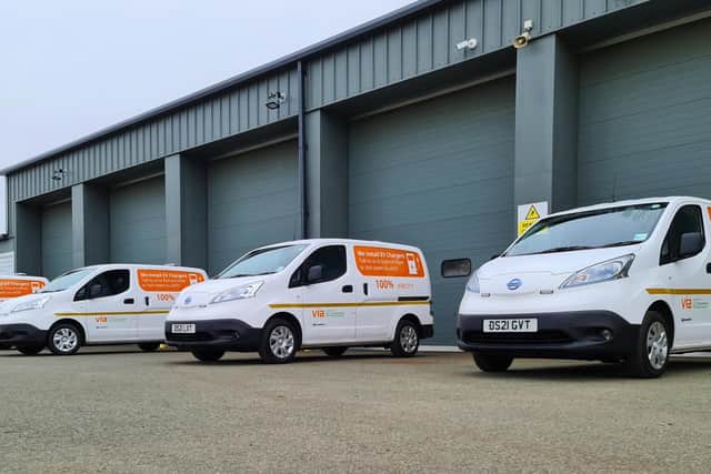 Via East MIdlands has added four Nissan eNV200 vans to its own fleet of vehicles.