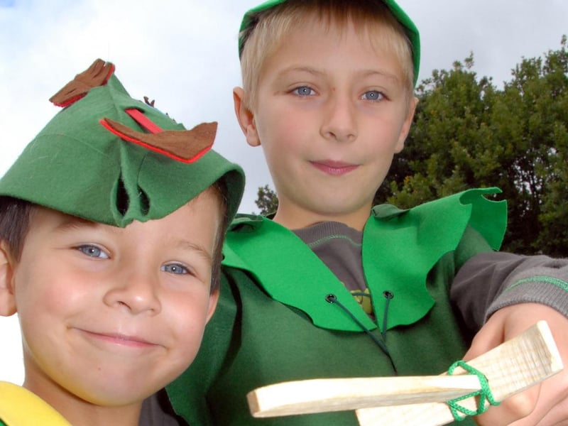 Festival regulars Connor Fox and Conner Speller in 2010.