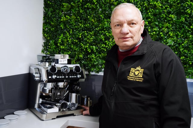 Sixty-year-old Sutton man Andy Jones is the shop manager and commercial director of the newly-formed Spectre Coffee Company. Andy is keen to help the armed forces community in any way he can. He was on the brink of joining the Army himself as a teenager but his father was diagnosed with a terminal illness and he had to support his mother.
