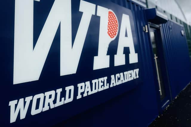 Opened in late November 2024, Mansfield's Padel centre.