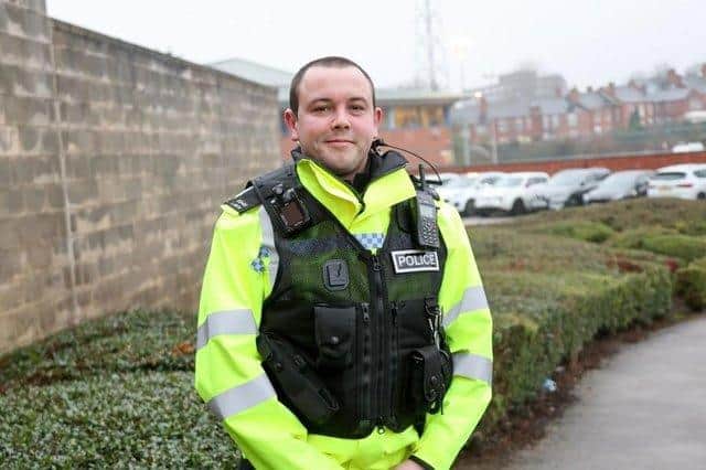 Helping save a suicidal man's life inspired Sam Smith to become a special constable. Photo: Nottinghamshire Police