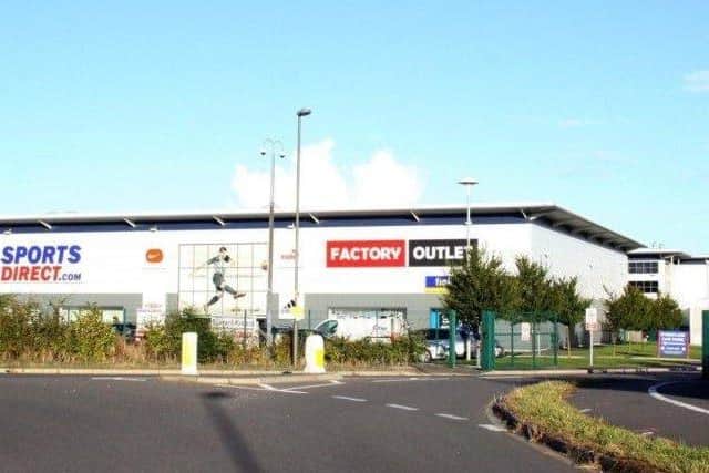 Sports Direct's Shirebrook depot.