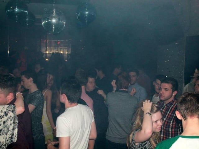 Busting some moves on the dance floor