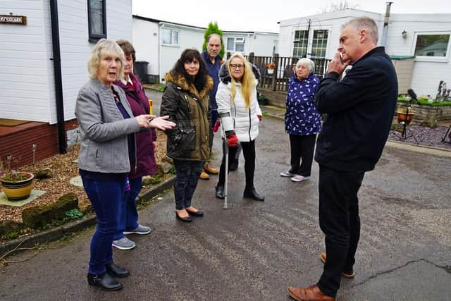 Residents told the MP that they have all 'had enough'