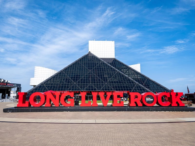 The Rock and Roll Hall of Fame has fascinating exhibits