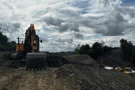 Bennerley Viaduct ramp -  pictured August 2025
