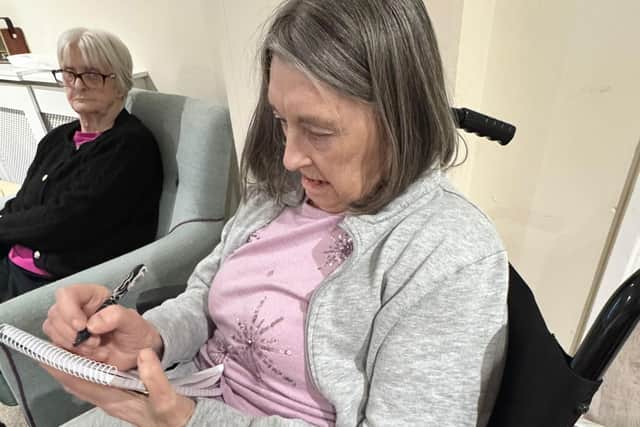 Residents at Berry Hill Parl Care Home have started their own pen pal project. Photo: Submitted