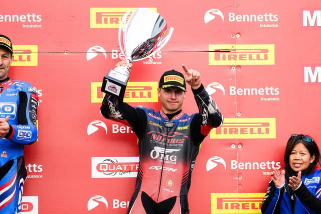 Kyle Ryde is one meeting away from retaining his British title - Photo by Michael Hallam