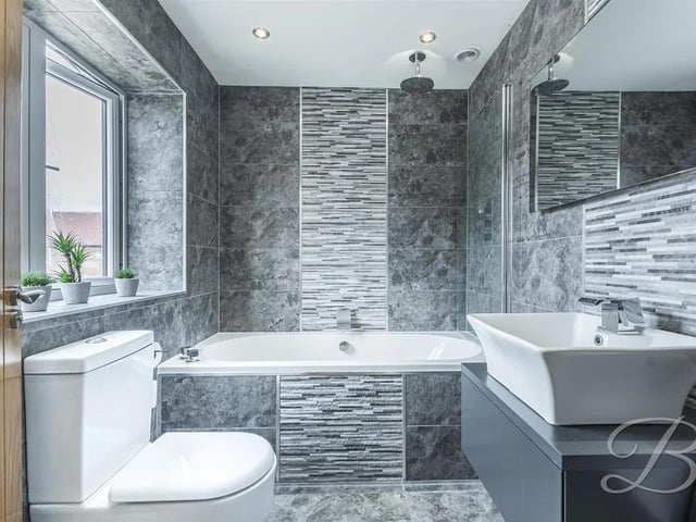 One of four stylish bathrooms in the property.