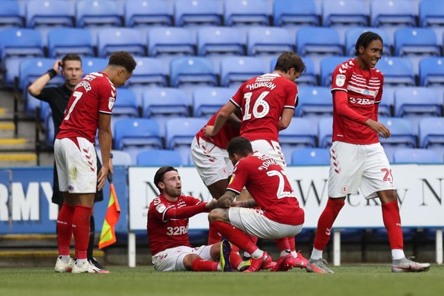 It was relief more than anything as Boro all but secured their Championship status with a 2-1 win at the Madejski Stadium. Roberts' first goal for the club eight minutes from time meant the Teessiders came from behind to win for only the second time all season.