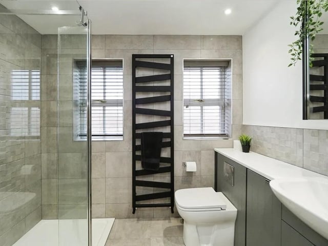 The en suite bathrooms are modern and finished with luxury fixtures and fittings.