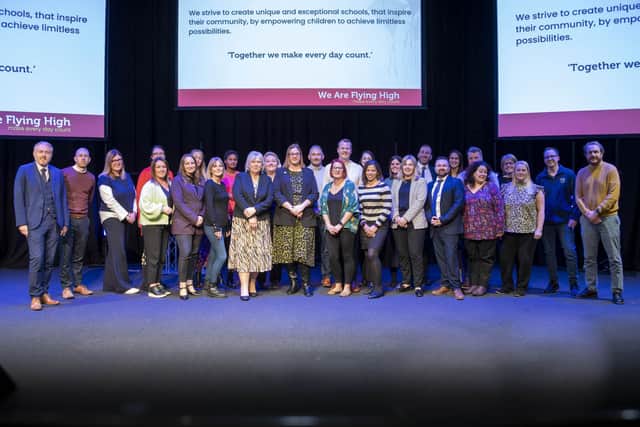 Flying High Partnership head teachers at the event. Photo: Lou Brimble