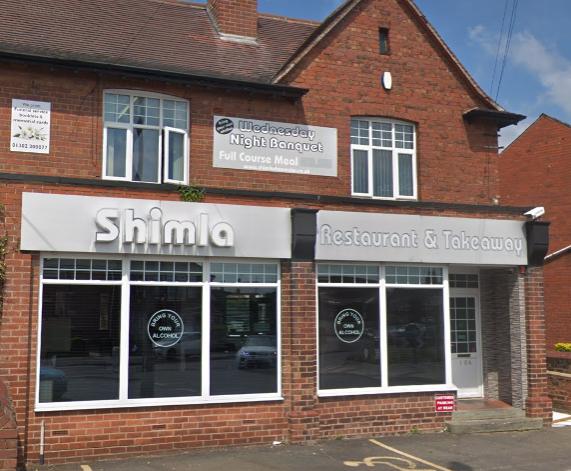 Shimla have been awarded fourth place. You can find them at, 10A Church St, Armthorpe, Doncaster DN3 3AE.