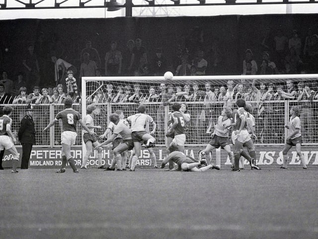 Peterborough v Stags action.