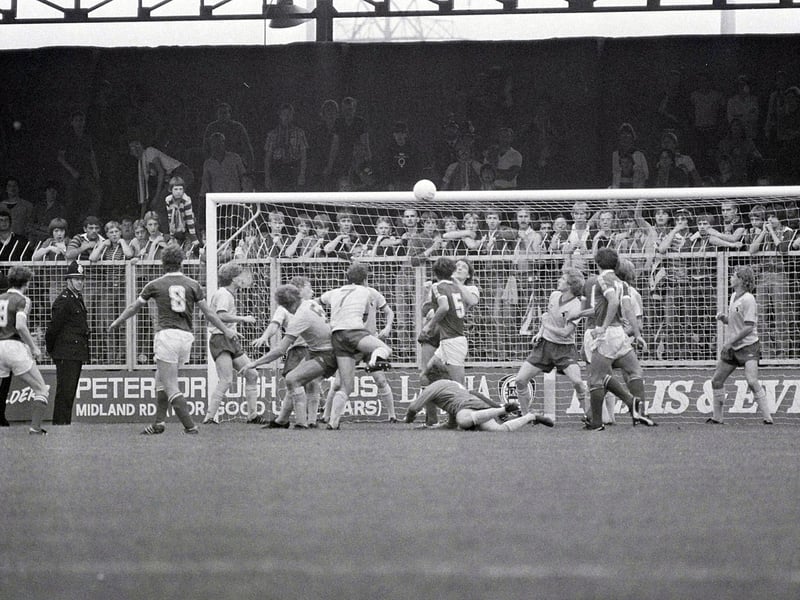 Peterborough v Stags action.