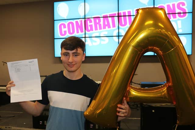 Matthew Singlehurst got two A* grades and two A grades