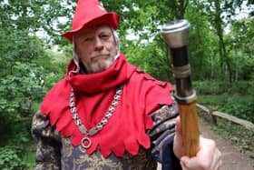 The Sheriff of Nottingham will lead a twilight storytelling walk though Sherwood Forest on Saturday.