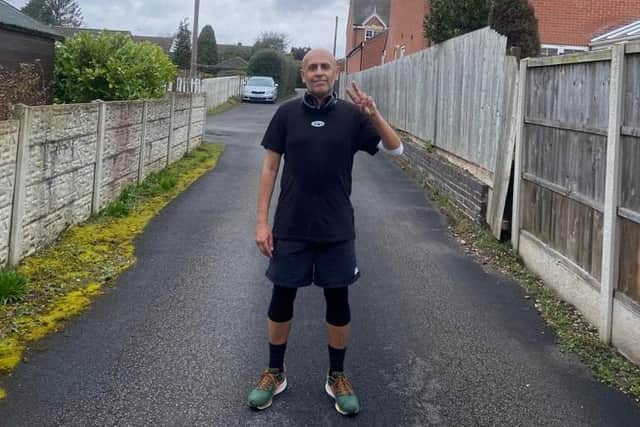 Father of four Shahid has already raised more than £2,100 for the cause.