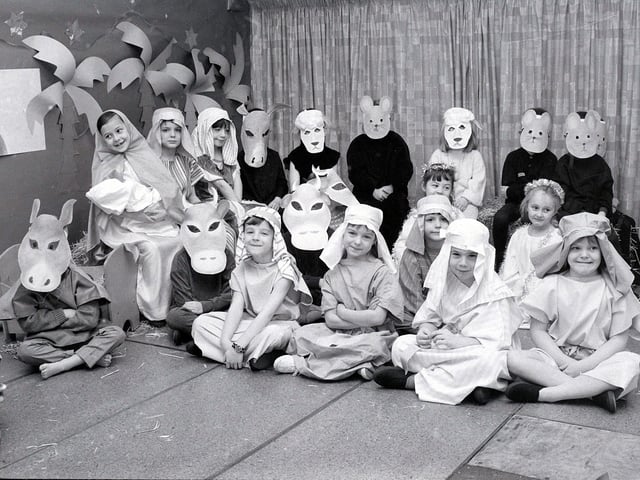 Peafield Lane School nativity in 1976.