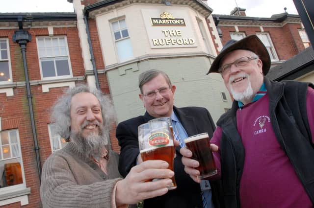 Check out our selection of images from beer festivals across Mansfield over the years. Pictured Mick Bull, left, Chairman of the Mansfield and Ashfield Branch of C.A.M.R.A. toasts the success of the 23rd Mansfield Real Ale Festival with Coun Derek Evans, centre and the branch publicity officer Keith Wells at the launch held at the Rufford Arms in 2013.