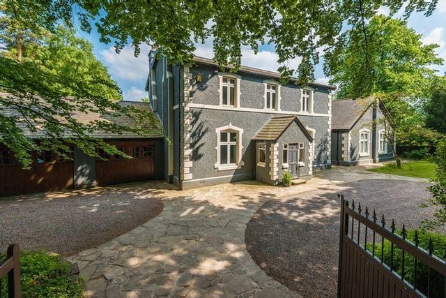 This five-bedroom detached home, complete with pool, on Quarry Drive, Aughton, Ormskirk, is on the market for £1,250,000 with Arnold and Phillips Estate Agents.
