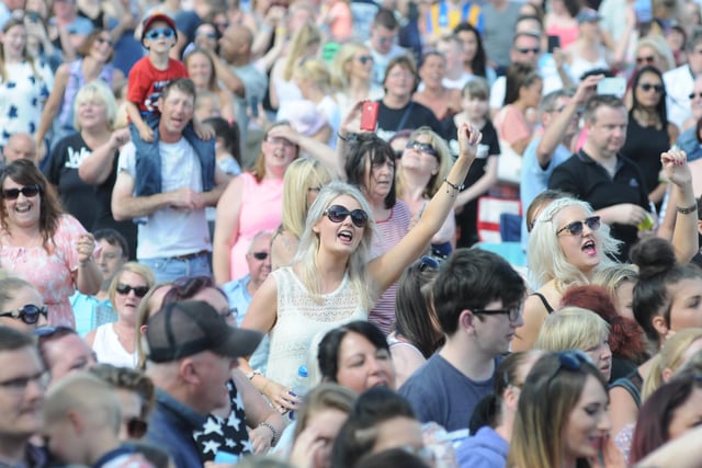 A packed crowd for a July 2015 Bents Park Summer Festival concert? Remember this?
