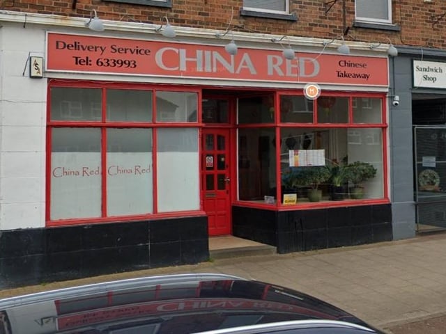 China Red on Coxs Lane, Mansfield Woodhouse, was given a five-out-of-five rating after assessment on August 31.