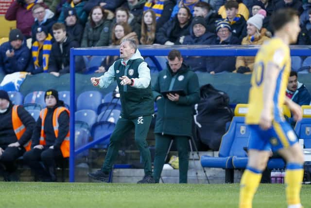 Steve Cotterill during the Sky Bet League 2 match against Forest Green Rovers FC at the One Call Stadium, 09 April 2024, Photo credit Chris & Jeanette Holloway / The Bigger Picture.media