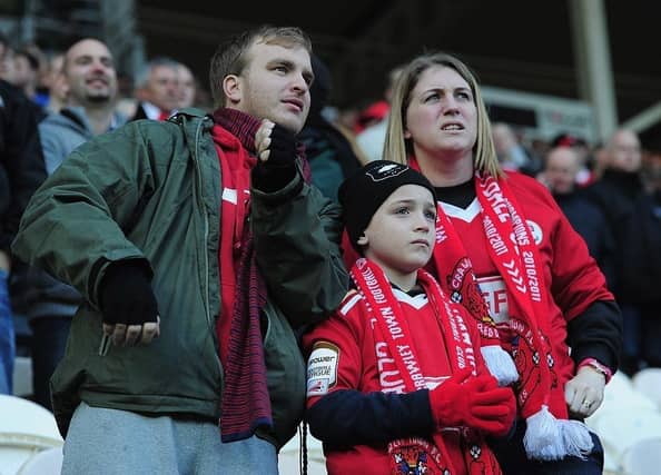 Crawley Town took more than 5,000 fans to away games last season in League Two.