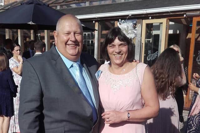 Richard Hanson with his wife, Lorraine