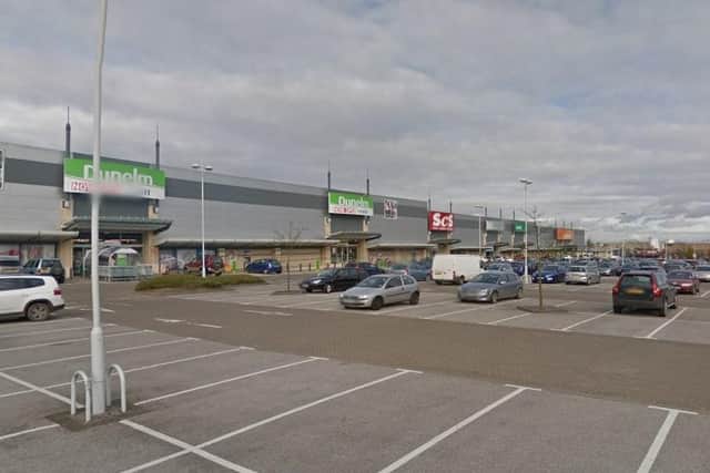 Portland Retail Park in Mansfield
